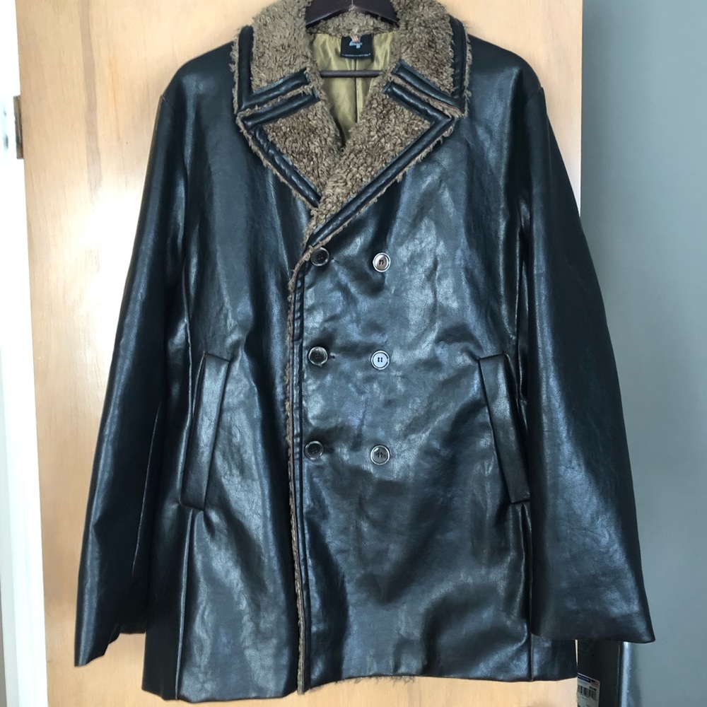 Messagerie Italian Faux leather men’s coat